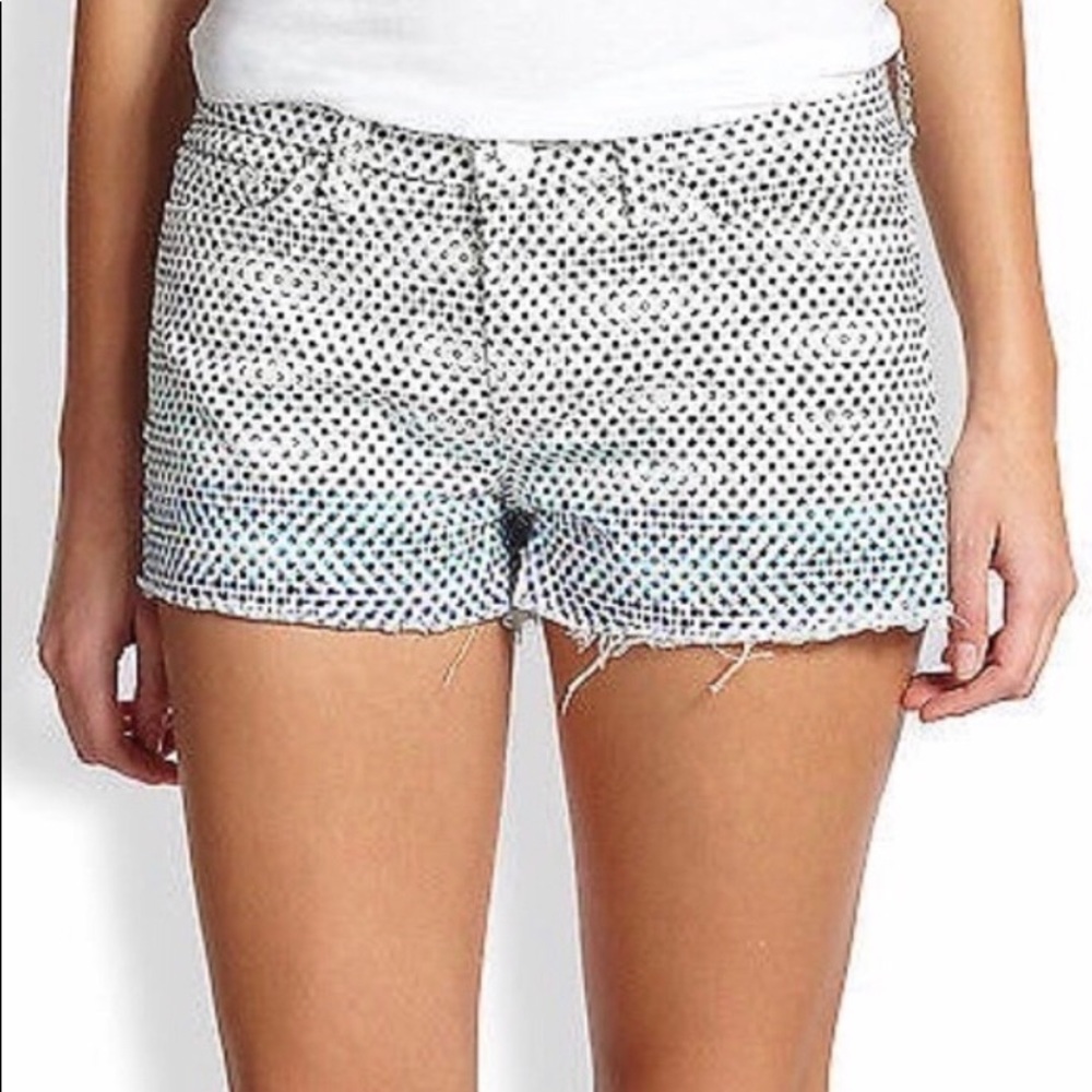 J Brand Ombré Dot Shorts
